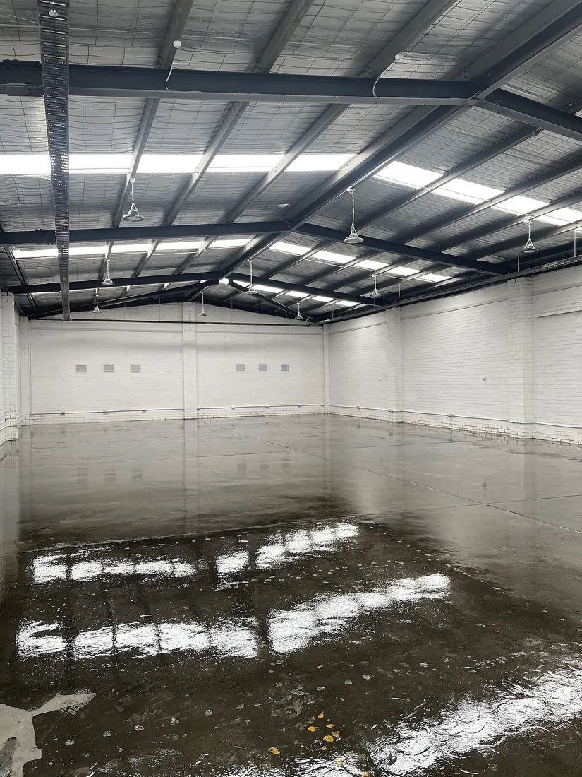 Warehouse Ceiling and Walls in Reservoir, finished